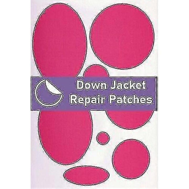 Javító tapaszok dzsekikhez, rózsaszín, 5 darabos készlet, vízálló, változatos méretek