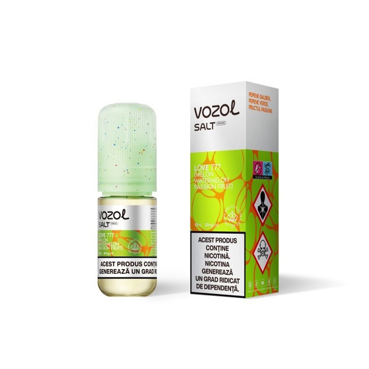 Lichid tigara electronica, VOZOL Salt Prime, Love 777, 20mg, 10ml