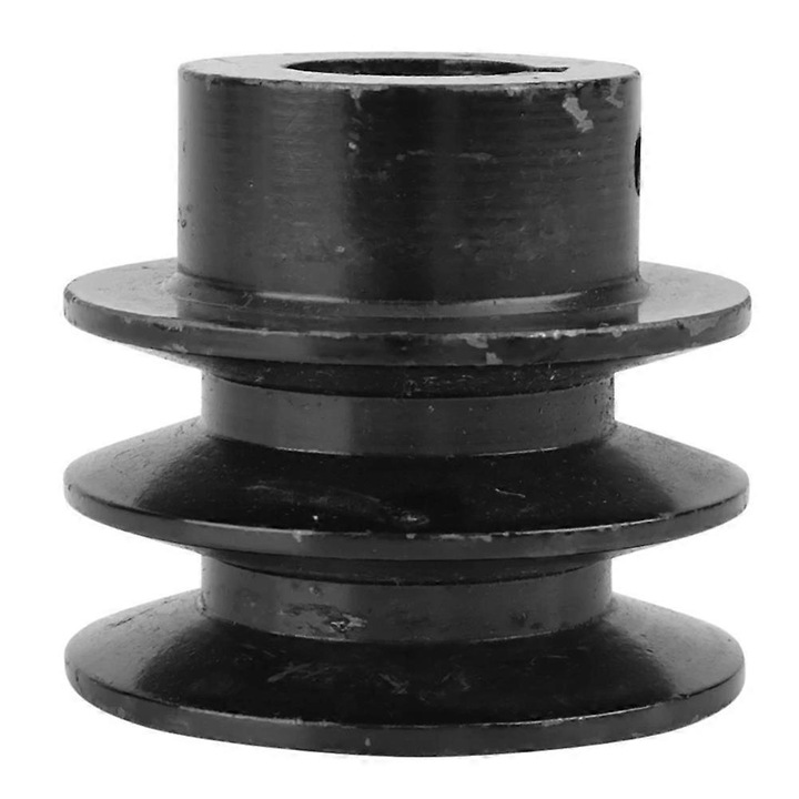 Dupla V-tárcsa 168F 170F GX110 GX120 GX160 GX200 7LE motorhoz, fekete, 20mm