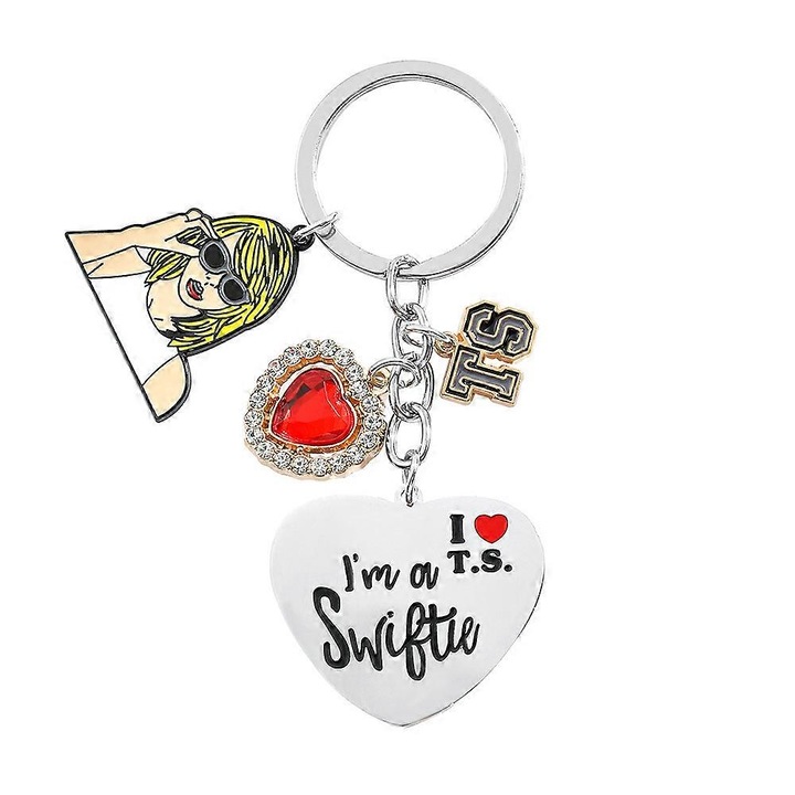 Kulcstartók, Taylor, lány kulcstartó szett, aranyos design, többszínű