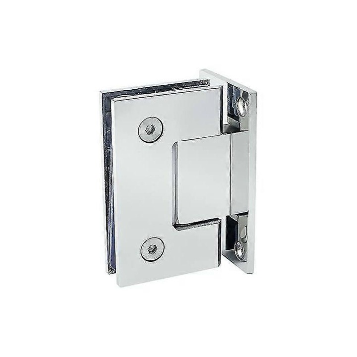 Balamale din otel inoxidabil pentru usi de sticla, 4mm, autoinchidere, rezistente la rugina, set