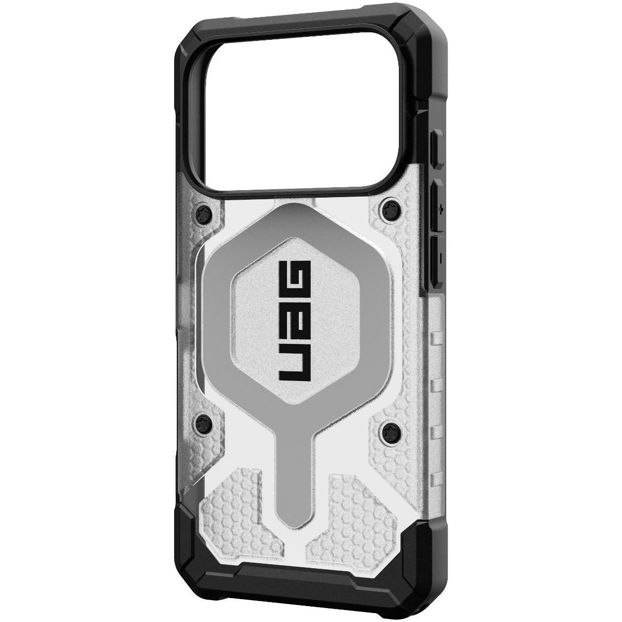 Husa, Urban Armor Gear Pathfinder Clear Mag Magnet pentru iPhone 17 Pro Max, Transparente Cu Negru