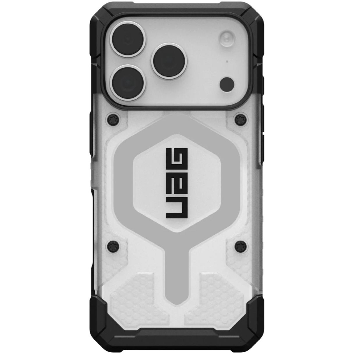 Husa, Urban Armor Gear Pathfinder Clear Mag Magnet pentru iPhone 17 Pro Max, Transparente Cu Negru