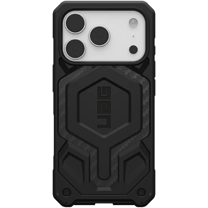 Husa de protectie UAG Monarch Pro pentru iPhone 17 Pro Max, Carbon Fiber