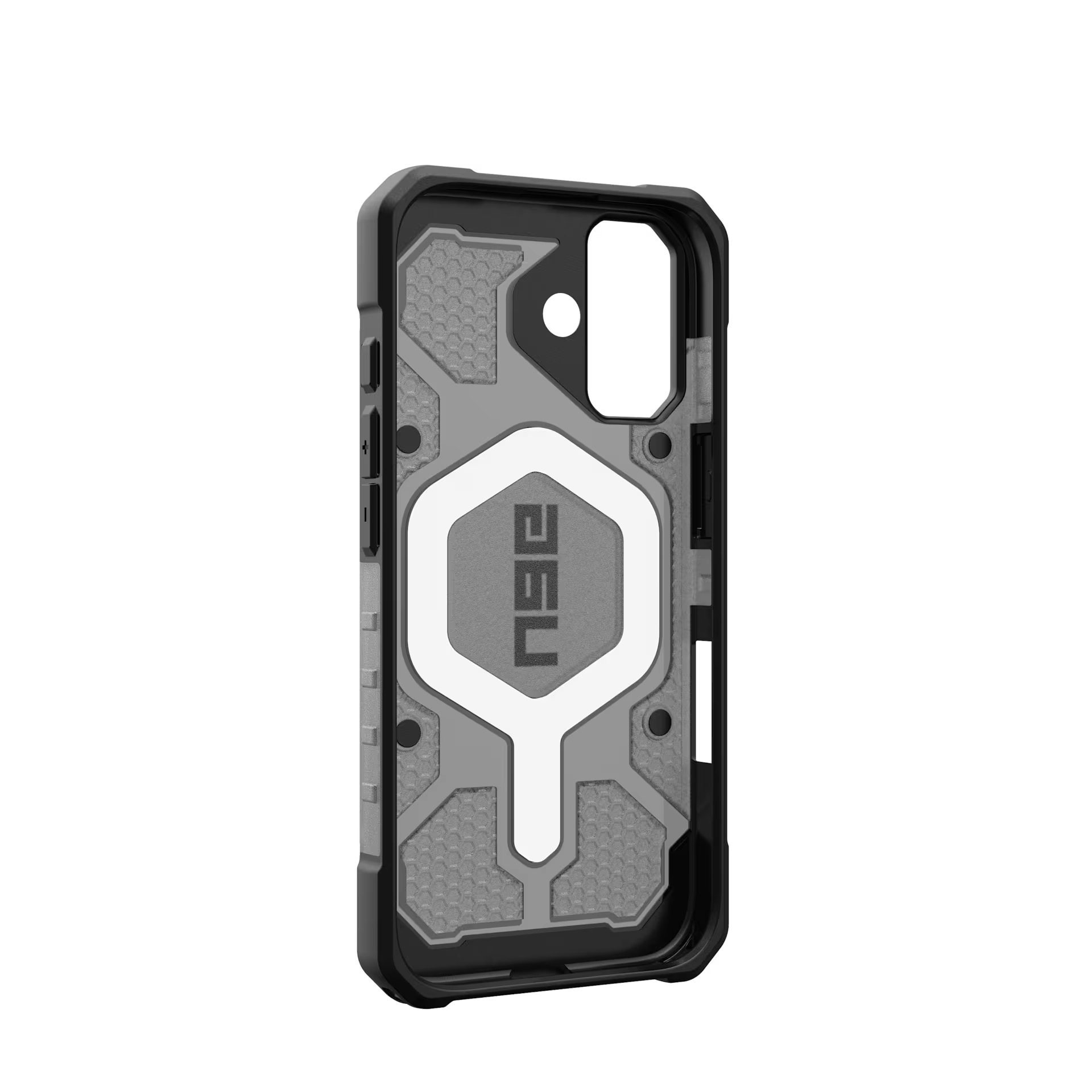 Husa de protectie UAG Pathfinder Clear MagSafe pentru iPhone 17, Ash/Black