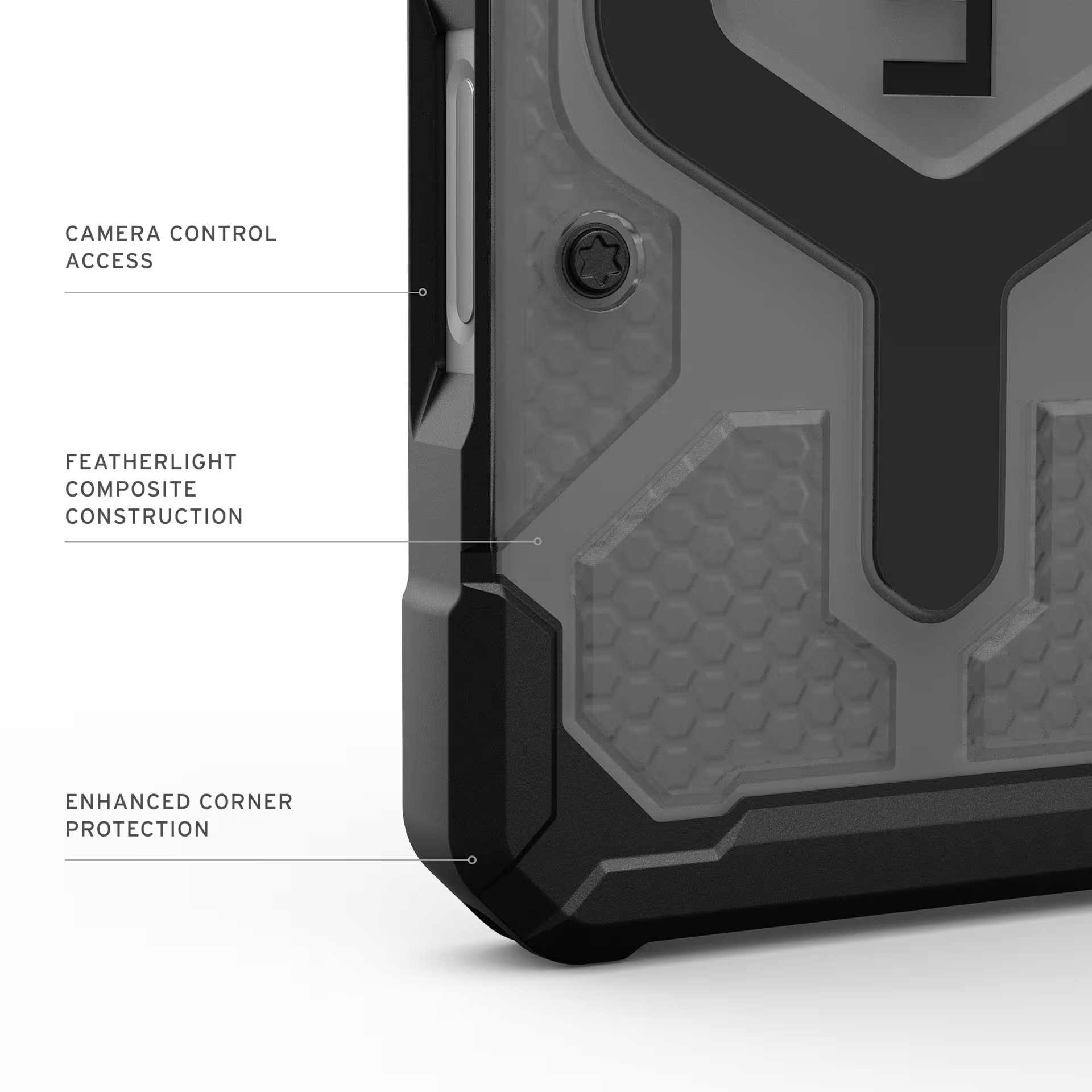 Husa de protectie UAG Pathfinder Clear MagSafe pentru iPhone 17, Ash/Black
