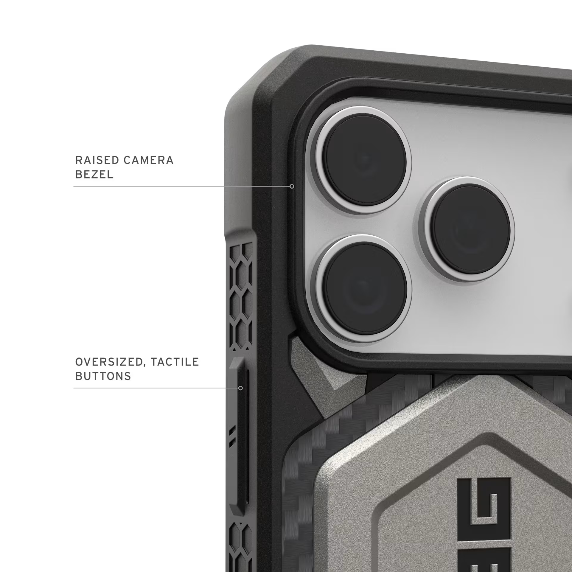 Husa de protectie UAG Monarch Pro pentru iPhone 17 Pro, Titanium