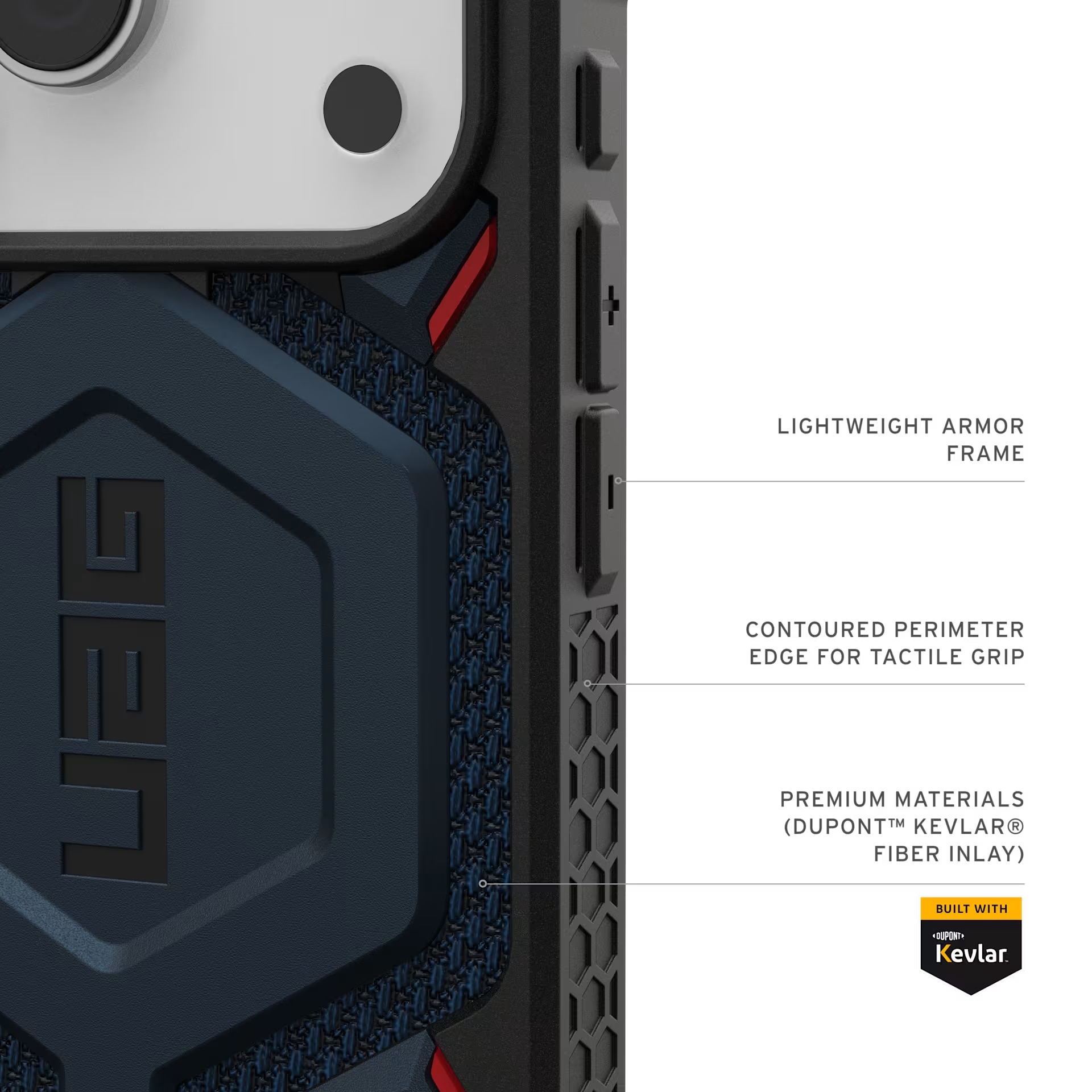 Husa de protectie UAG Monarch Pro pentru iPhone 17 Pro, Kevlar Mallard
