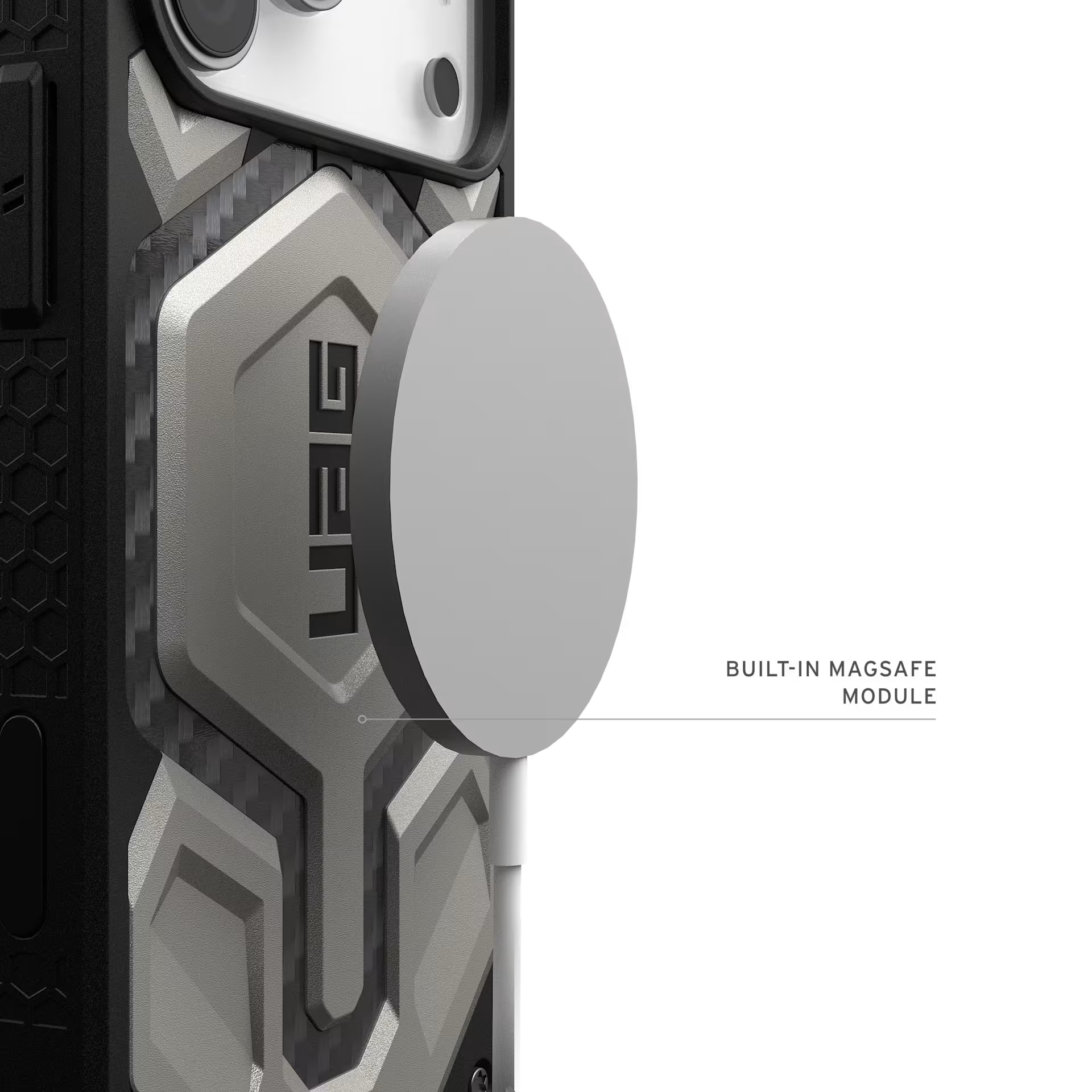 Husa de protectie UAG Monarch Pro pentru iPhone 17 Pro Max, Titanium