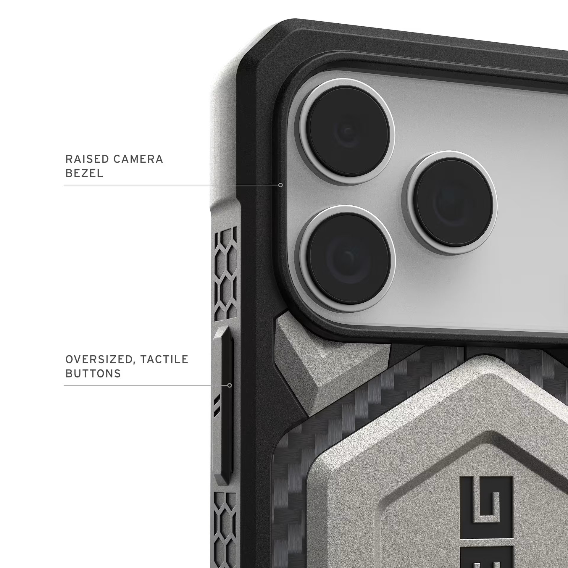 Husa de protectie UAG Monarch Pro pentru iPhone 17 Pro Max, Titanium