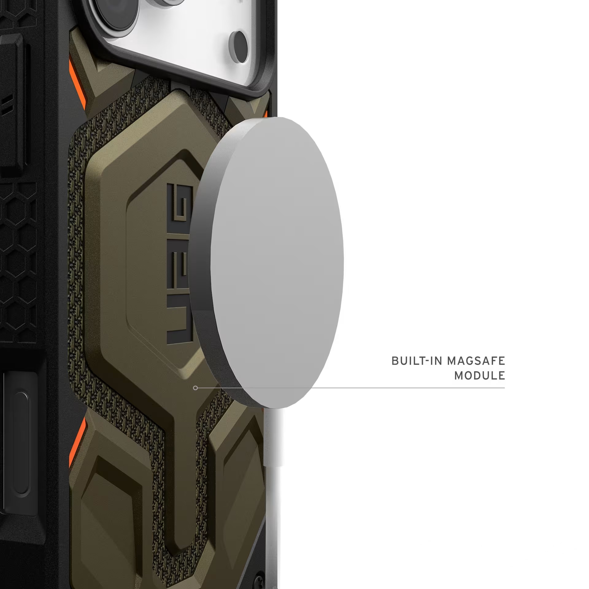 Husa de protectie UAG Monarch Pro pentru iPhone 17 Pro Max, Kevlar Element Green