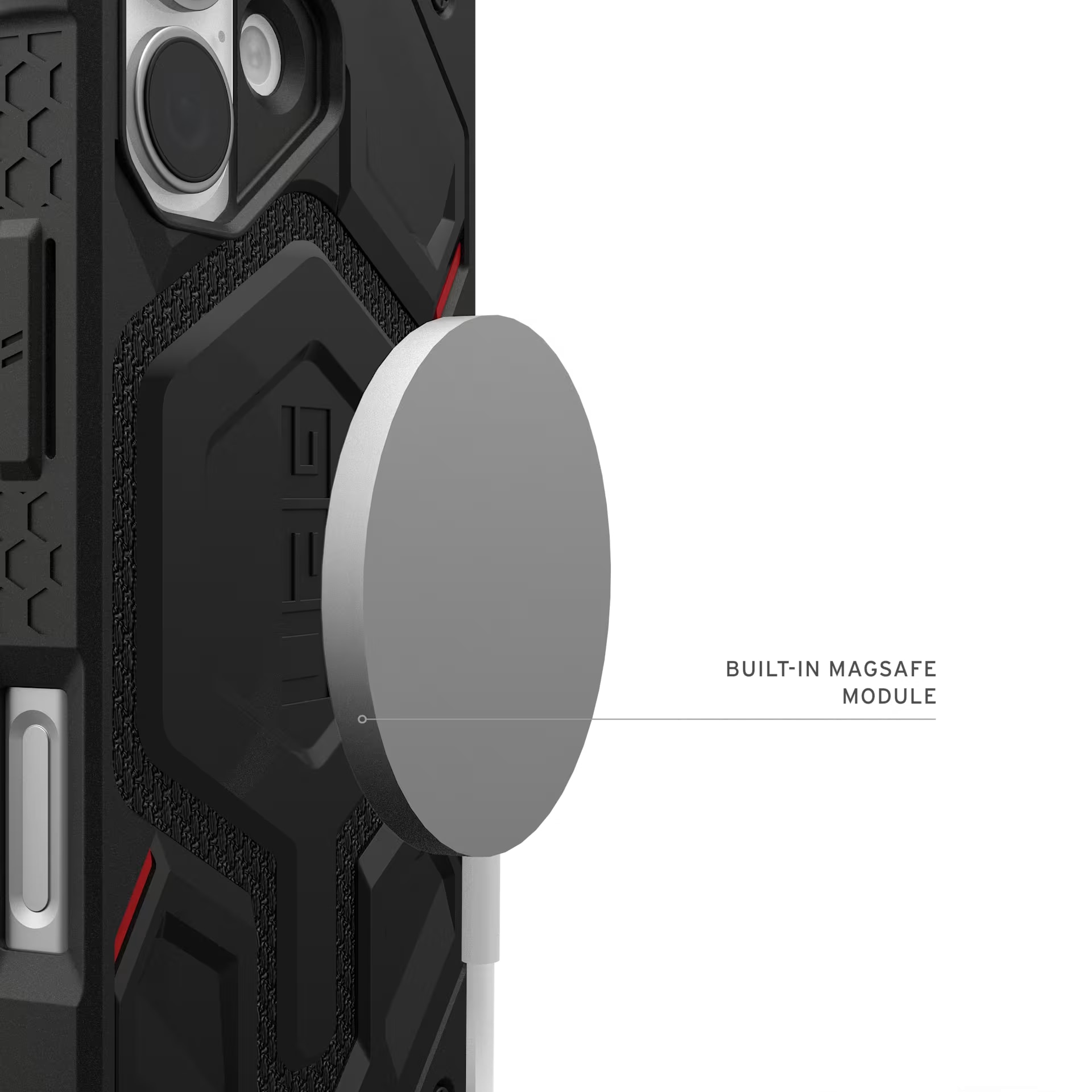 Husa de protectie UAG Monarch Pro pentru iPhone 17, Kevlar Black