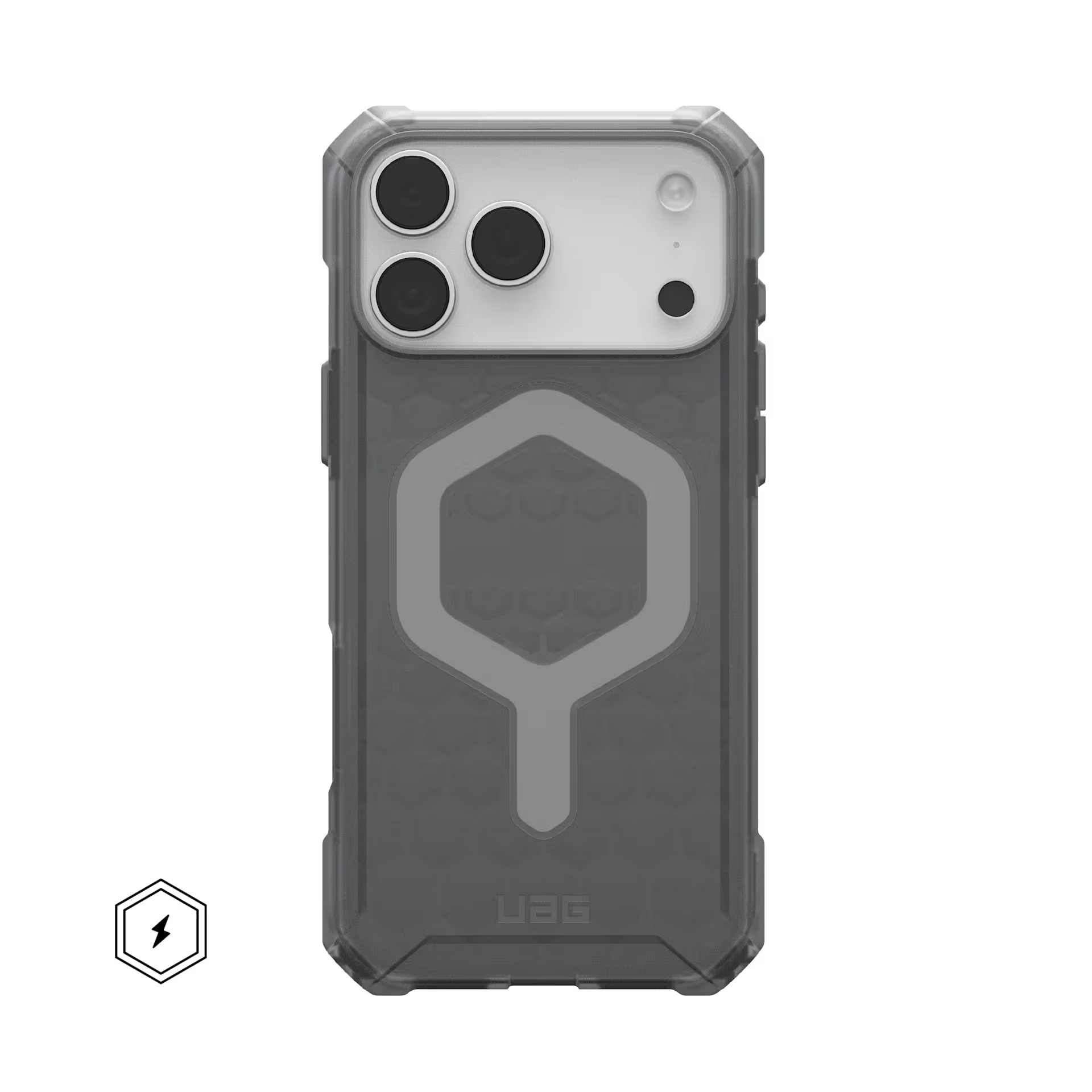 Husa de protectie UAG Essential Armor Magsafe pentru iPhone 17 Pro Max, Ash