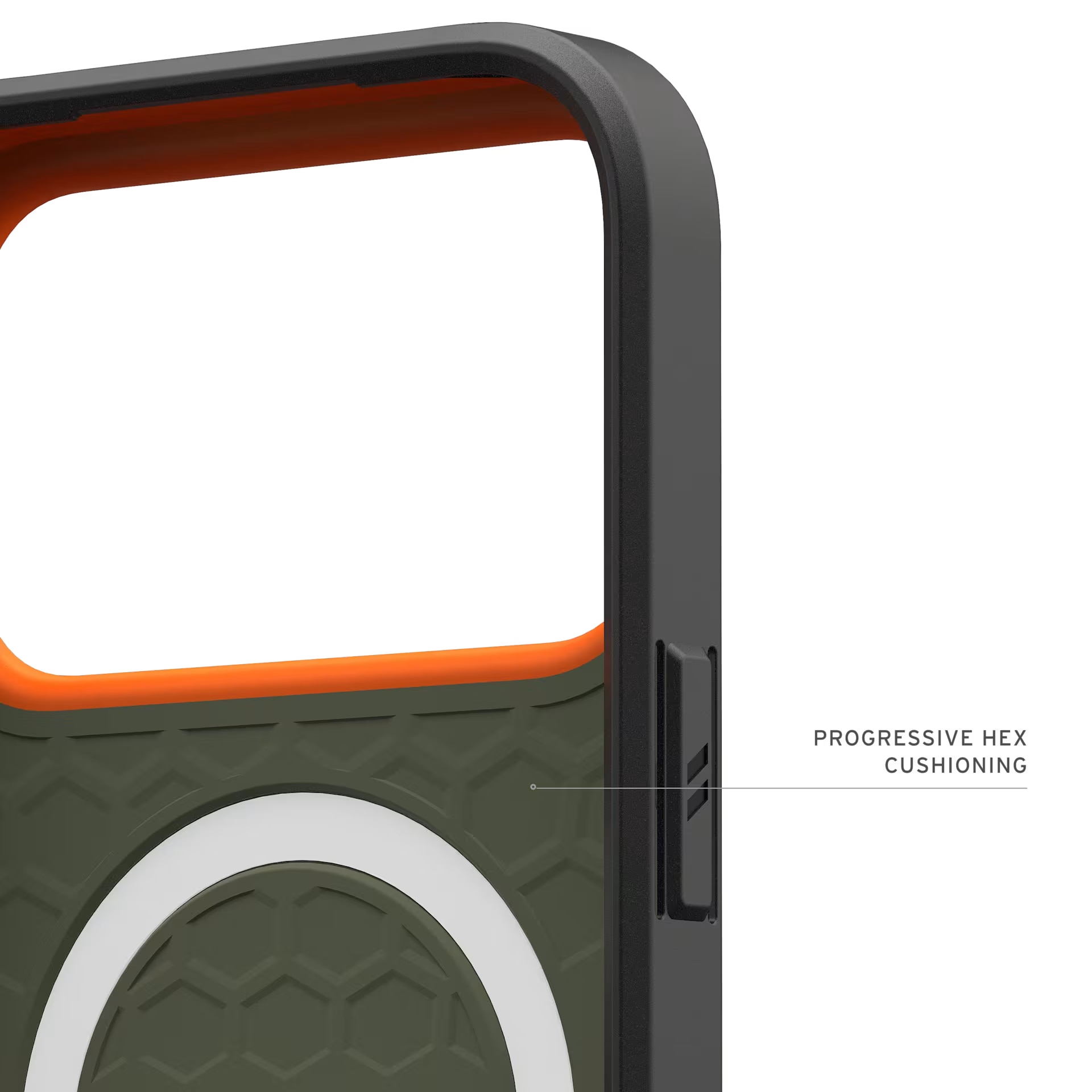Husa de protectie UAG Civilian Magsafe pentru iPhone 17 Pro Max, Olive/Orange