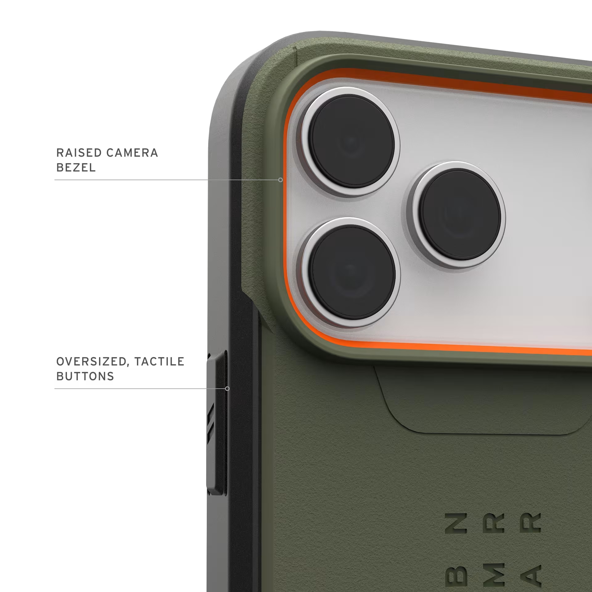 Husa de protectie UAG Civilian Magsafe pentru iPhone 17 Pro Max, Olive/Orange
