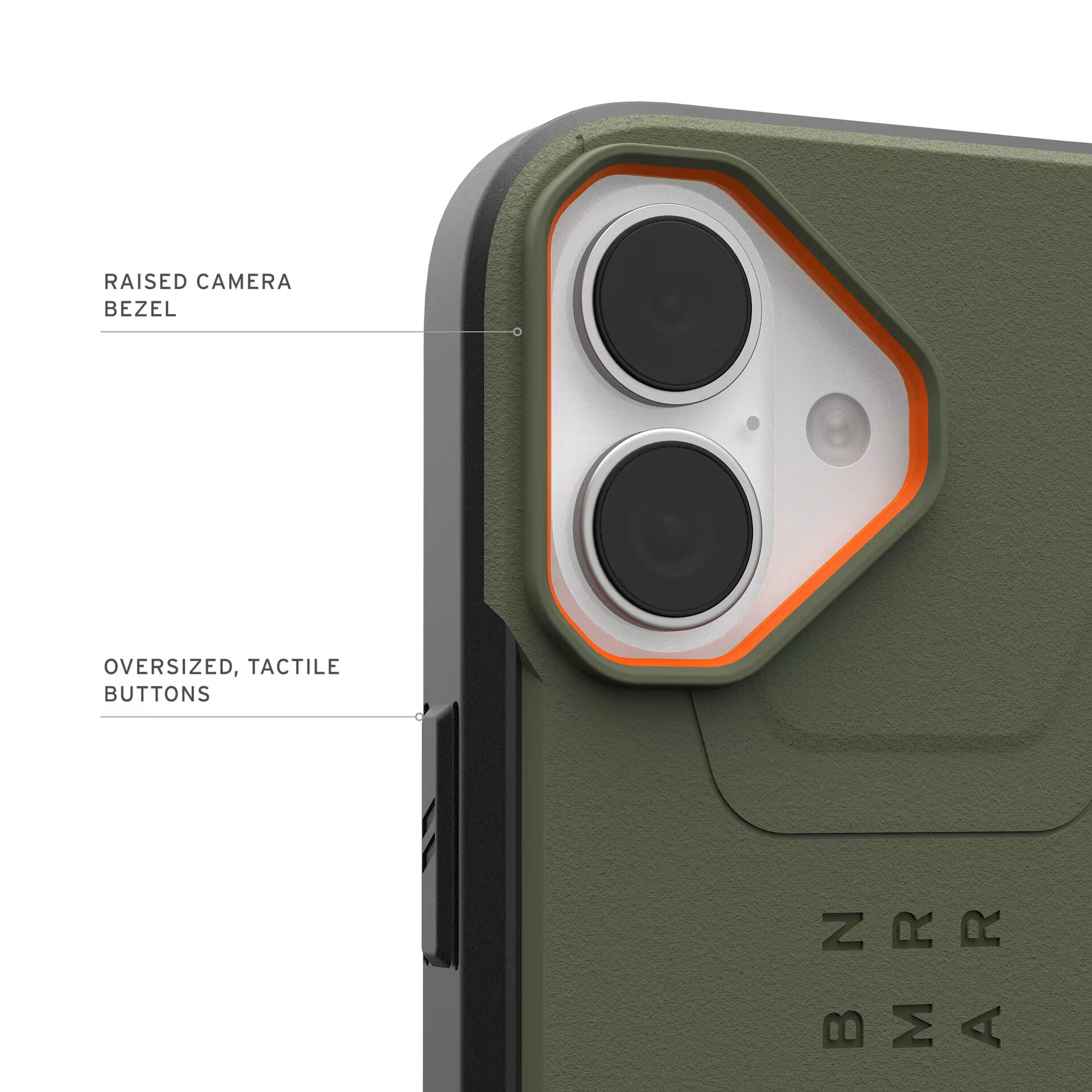 Husa de protectie UAG Civilian Magsafe pentru iPhone 17, Olive/Orange