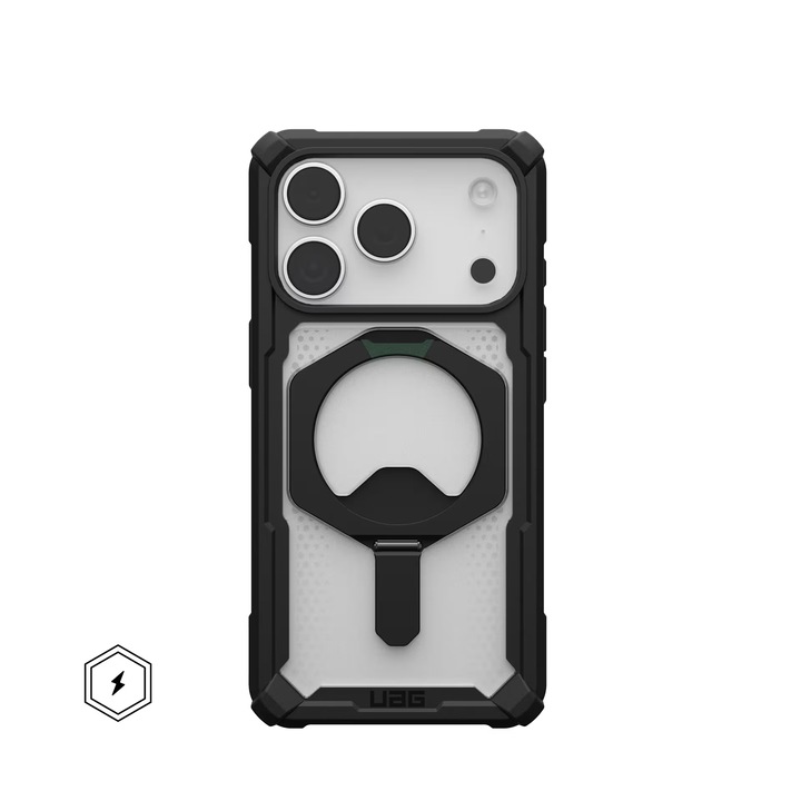 Husa de protectie UAG Plasma XTE MagSafe pentru iPhone 17 Pro, Black Clear