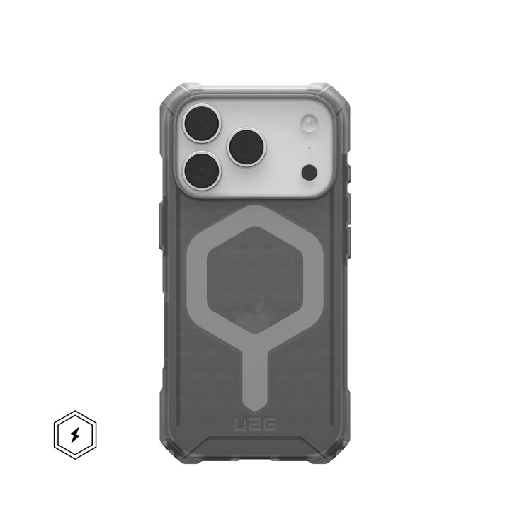 Husa de protectie UAG Essential Armor Magsafe pentru iPhone 17 Pro, Ash