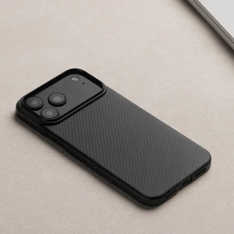 Husa de protectie Pitaka pentru iPhone 17 Pro, MagEZ 7 Pro 600D Ultra-Slim Negru/Gri