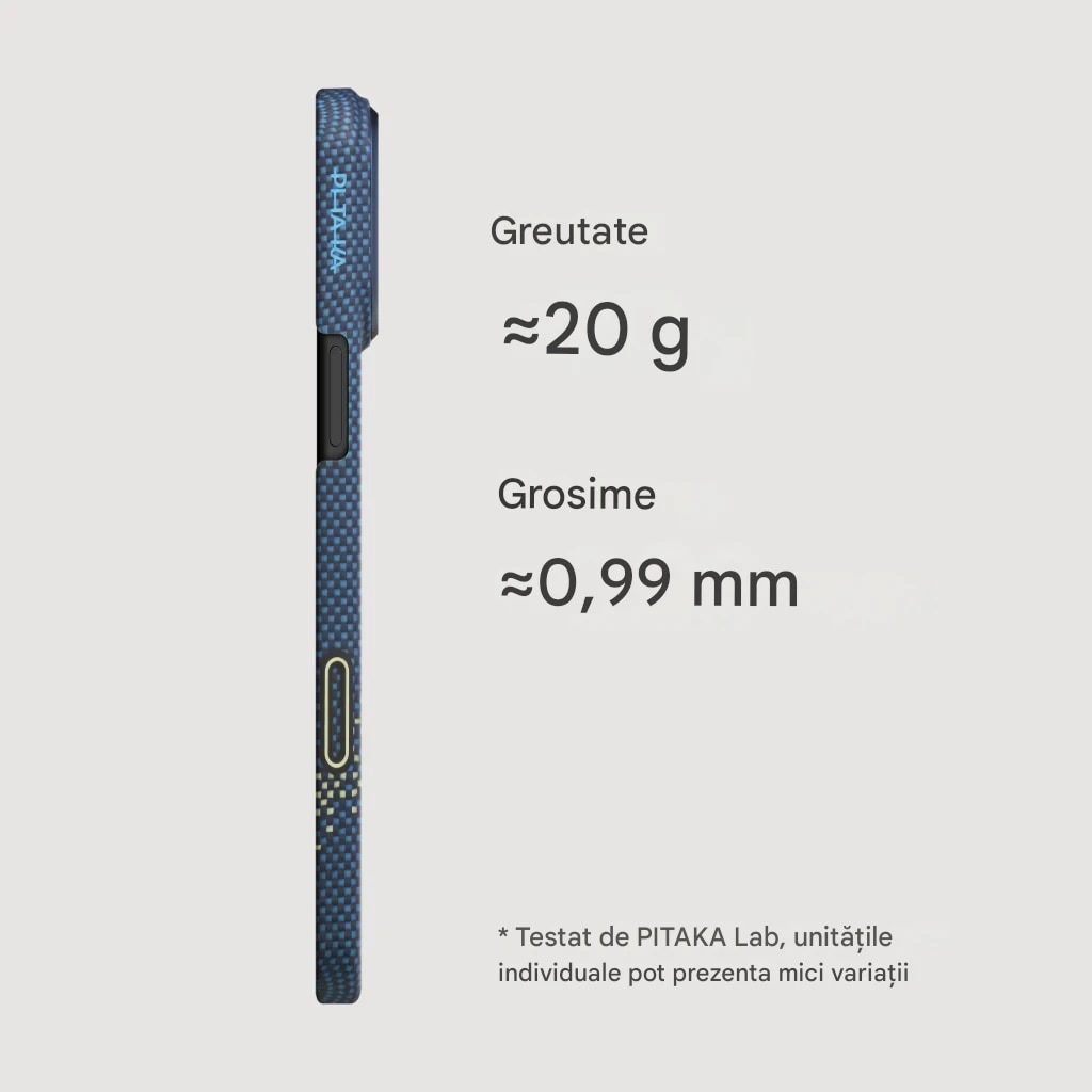 Husa de protectie Pitaka pentru iPhone 17 Pro Max, MagEz 7 Ultra-Slim StarPeak Milky Way Galaxy
