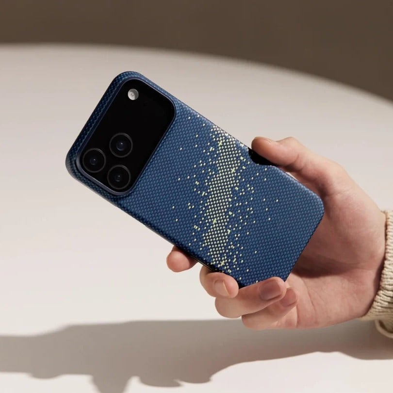 Husa de protectie Pitaka pentru iPhone 17 Pro Max, MagEz 7 Ultra-Slim StarPeak Milky Way Galaxy
