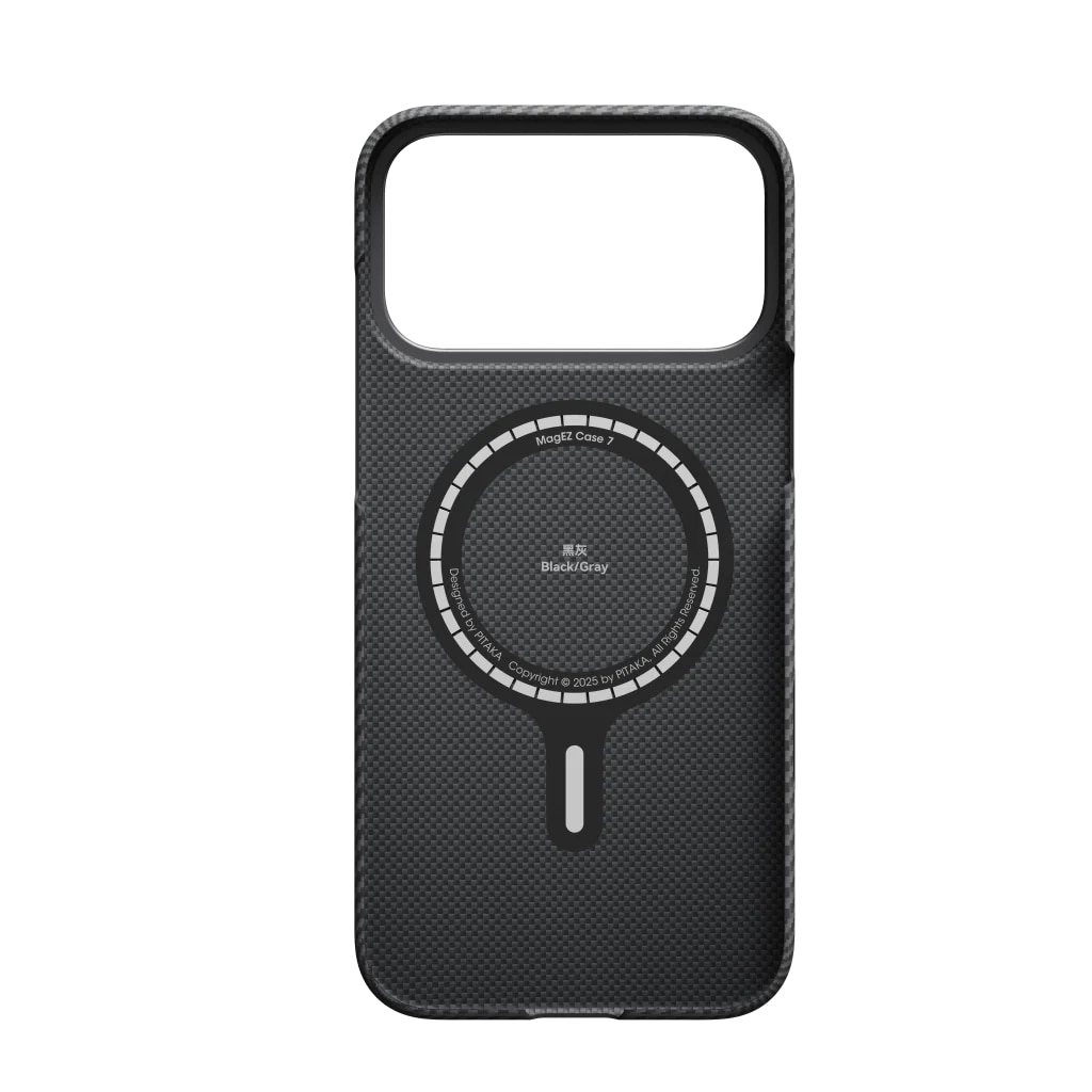 Husa Pitaka iPhone 17 Pro Max MagEZ 7 600D Ultra-Slim MagSafe Negru/Gri