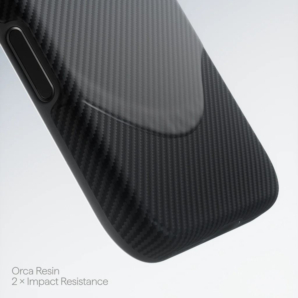 Husa de protectie Pitaka pentru iPhone 17 Pro Max, Aramid UltraGuard Negru Gri