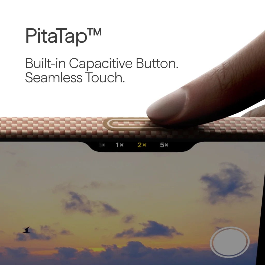 Husa de protectie Pitaka pentru iPhone 17 Pro Max, Ultra-Slim Golden Glint (PitaTap)