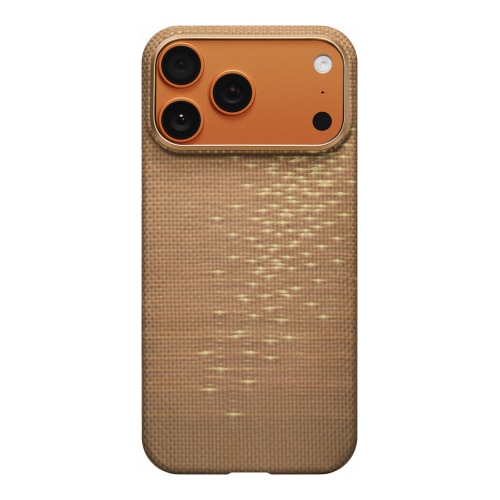Husa de protectie Pitaka pentru iPhone 17 Pro Max, Ultra-Slim Golden Glint (PitaTap)