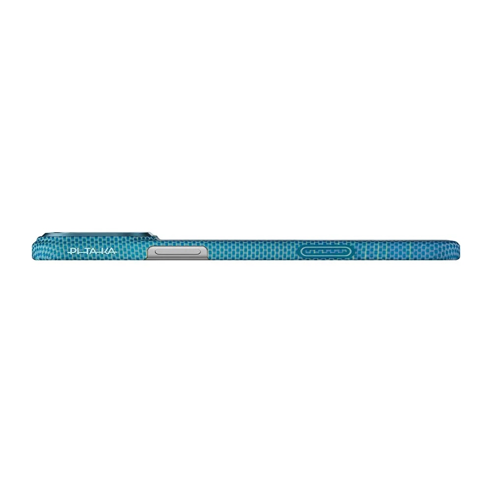 Husa de protectie Pitaka pentru iPhone 17 Pro Max, Ultra-Slim Lucid Blue (PitaTap)