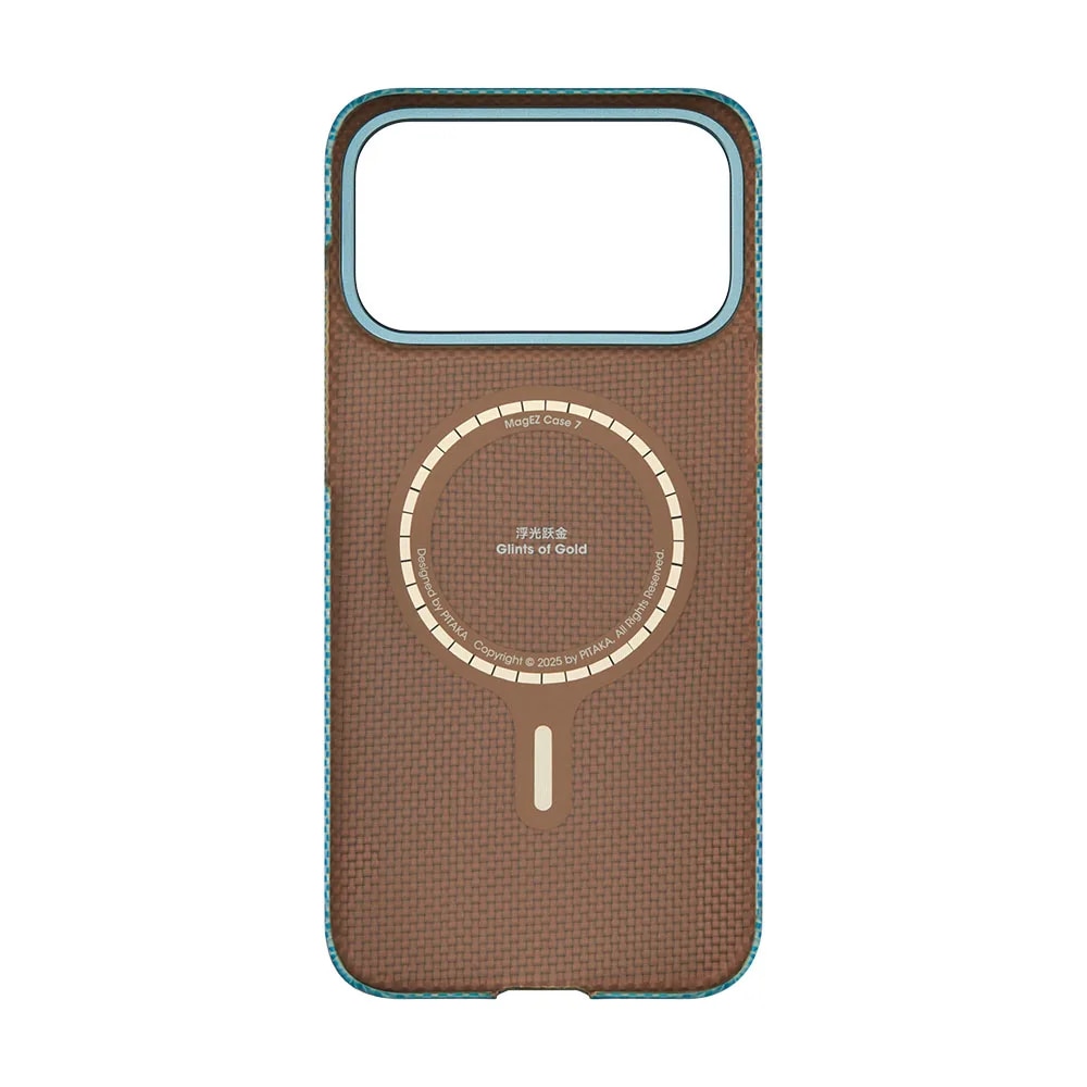 Husa de protectie Pitaka pentru iPhone 17 Pro Max, Ultra-Slim Lucid Blue (PitaTap)