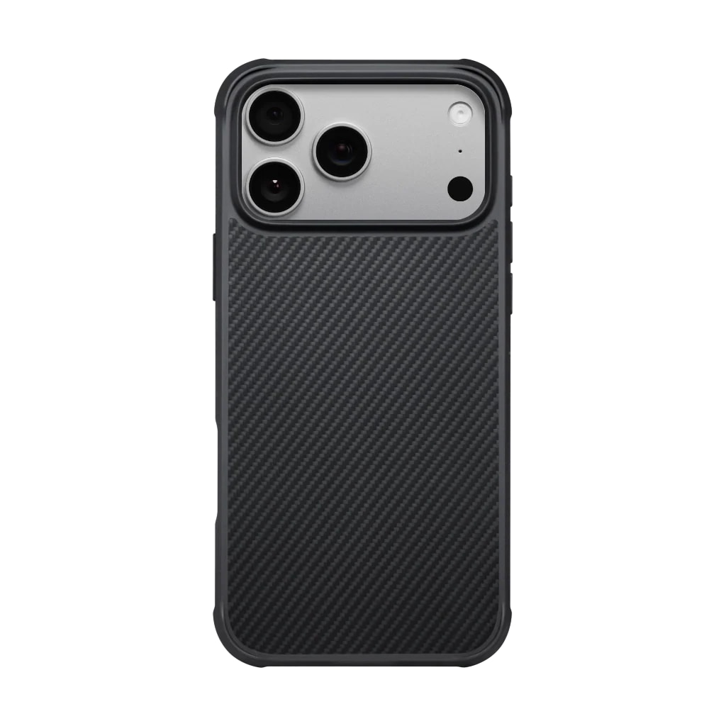 Husa de protectie Pitaka Aramida ProGuard 600D Magsafe pentru iPhone 17 Pro, Negru / Gri