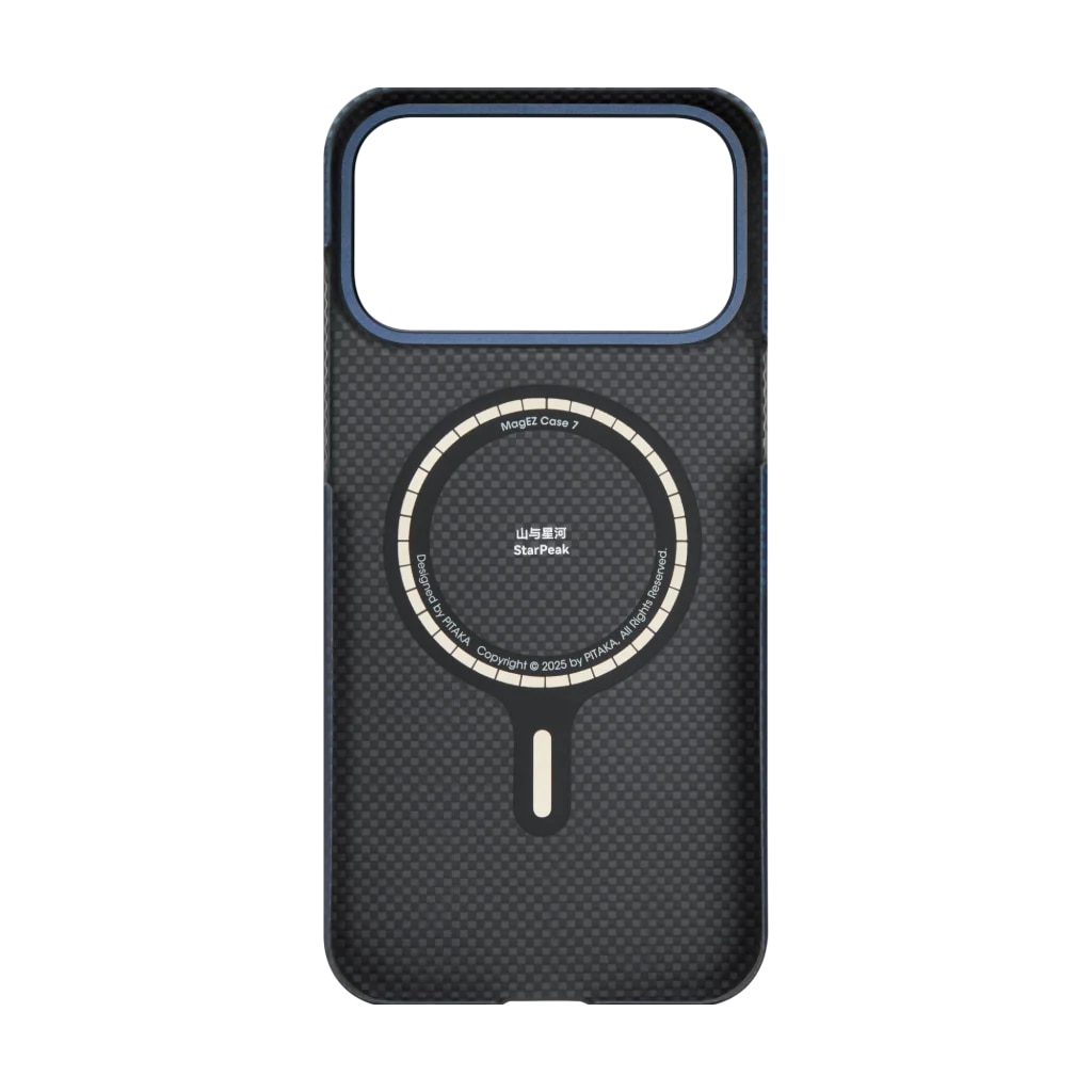 Husa de protectie Pitaka Ultra-Slim Aramida Magsafe StarPeak pentru iPhone 17 Pro Max, Over the Horizon