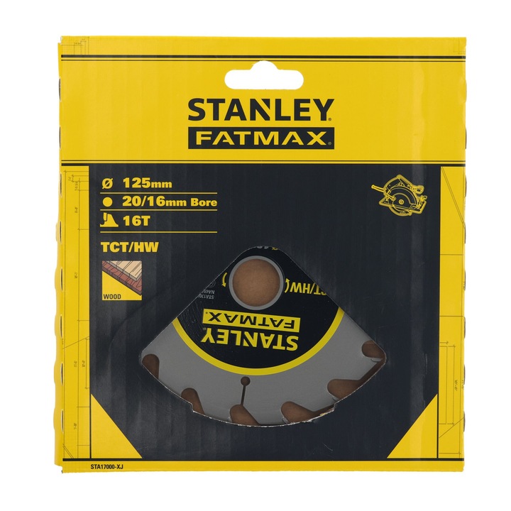 Disc Pentru Fierastrau Circular 125Mm/16T