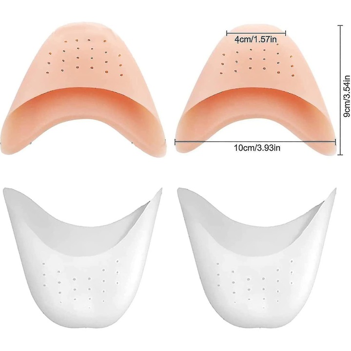 Protector de degete din silicon, set de 4, pentru femei, reutilizabil, confortabil
