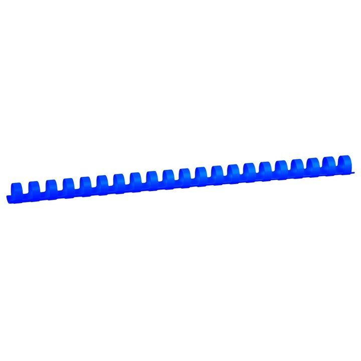 Set spirale din plastic 16 mm, Generic, 100 buc, 298x16mm, pentru coli 70-80 g/mp