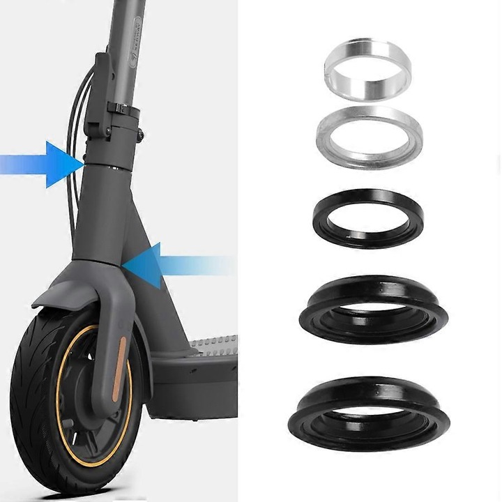 Set 5Pcs Rulmenti Directie pentru Scooter Electric Ninebot MAX G30, Aluminiu + ABS