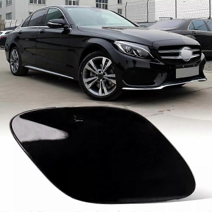 Mercedes Benz W205 C300 C400 AMG vonóhorogfedél 2015-2018, fekete