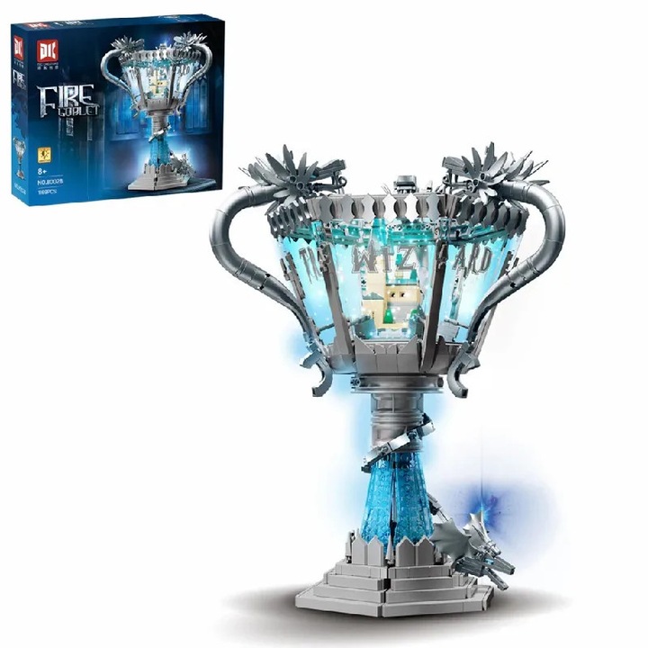 Конструктор 1169 части Хари Потър Огнена купа, играчка за сглобяване, многоцветен