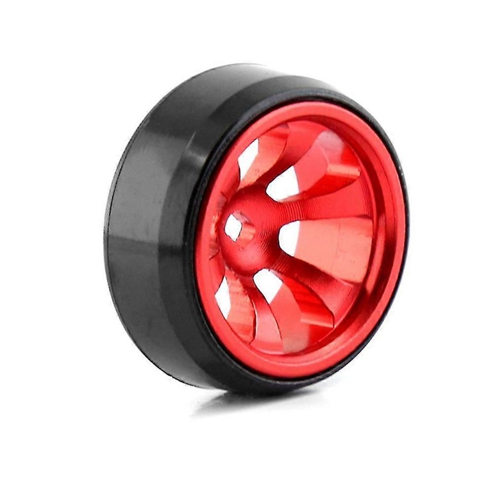 Set 4 anvelope drift roti pentru masini RC 1/28, rosu, 25x11mm