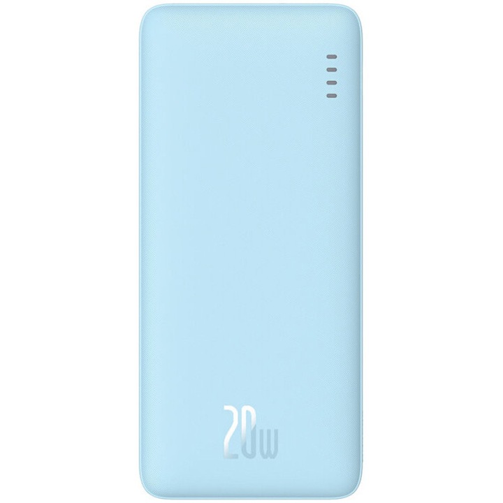 Acumulator extern Baseus Airpow, 10000 mAh, 20W, Albastru