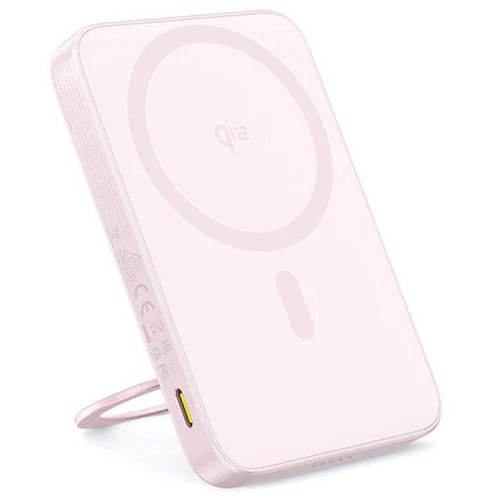 Acumulator extern Baseus PicoGo Qi2 Magnetic, 5000 mAh, 20W, Roz