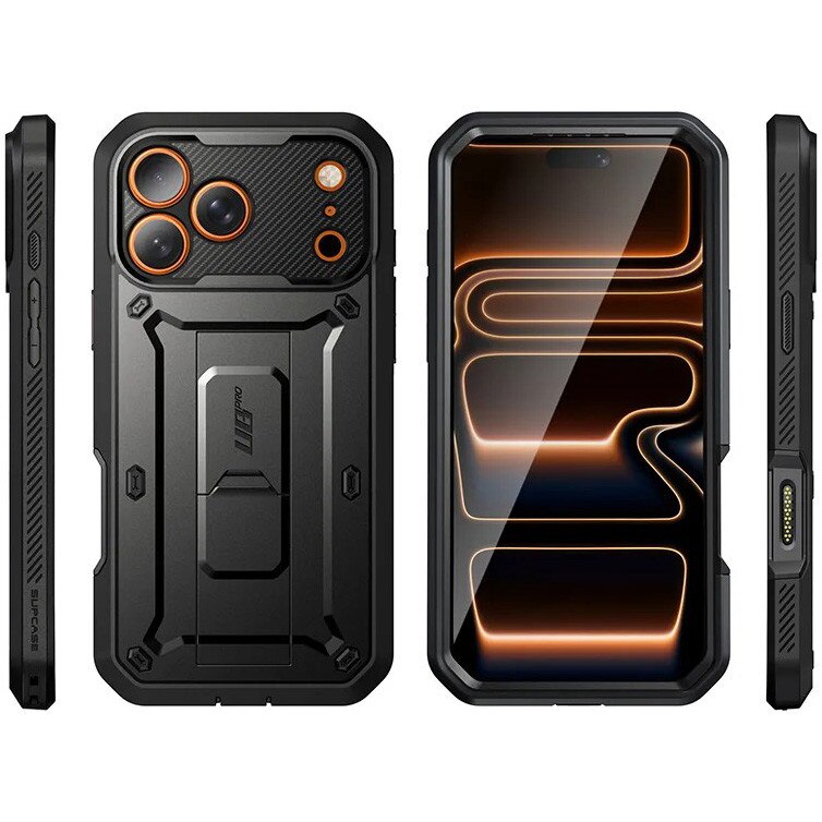 Husa de protectie Supcase Unicorn Beetle Pro pentru iPhone 17 Pro Max, Negru