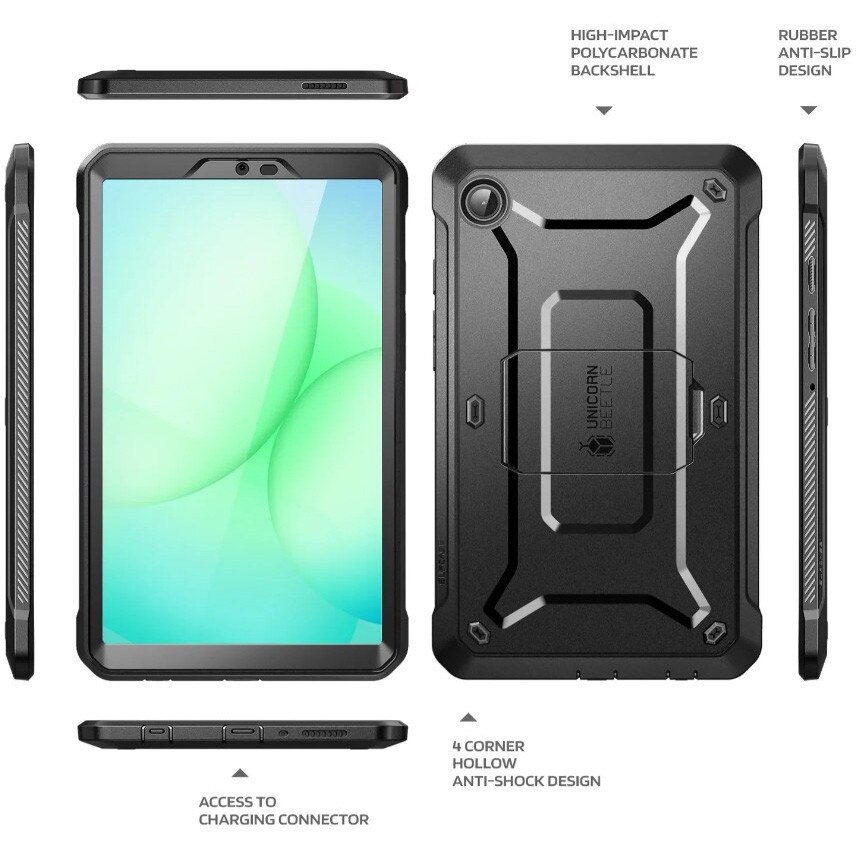 Husa de protectie Supcase Unicorn Beetle Pro pentru Galaxy Tab A11 8.7 X133 / X135 Negru