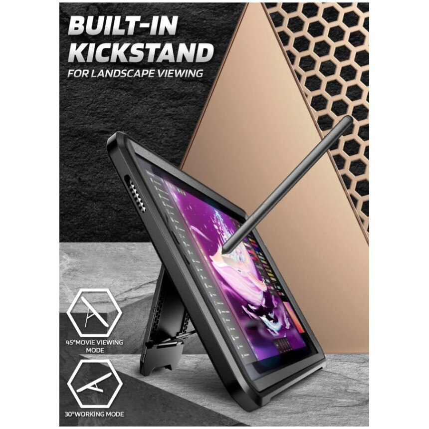 Husa de protectie Supcase Unicorn Beetle Pro pentru Galaxy Tab A11 8.7 X133 / X135 Negru