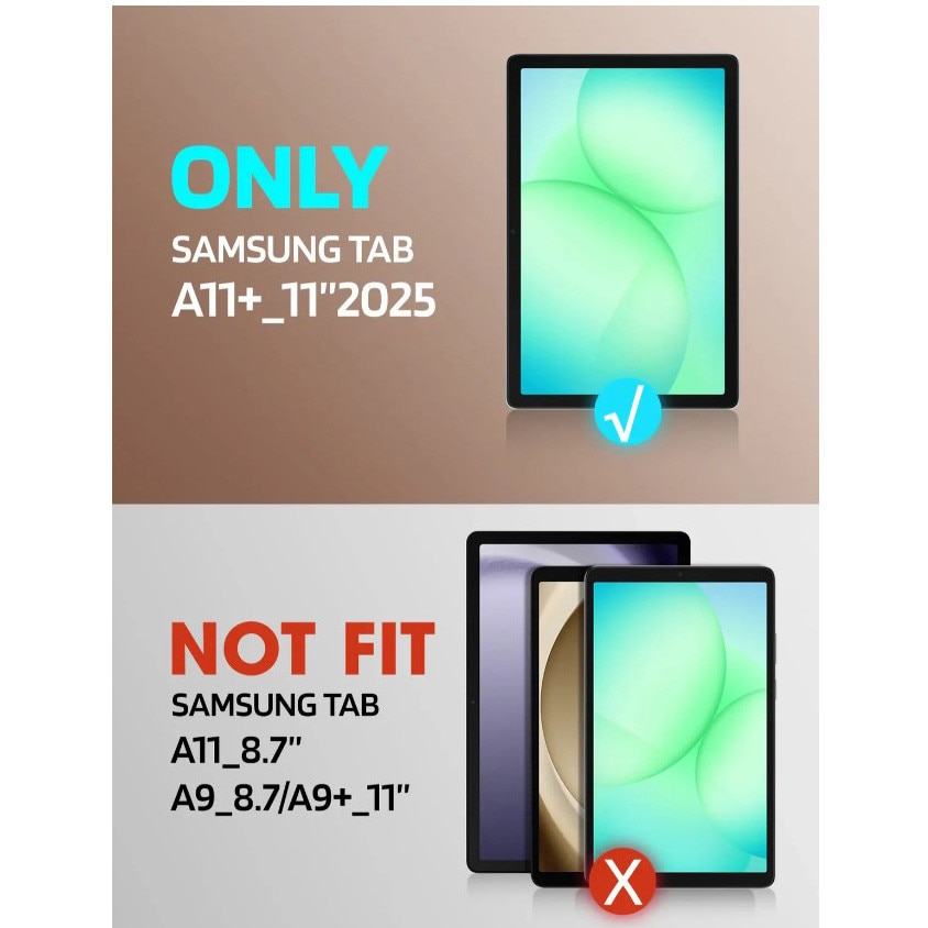 Husa de protectie Supcase Unicorn Beetle Pro pentru Galaxy Tab A11+ Plus 11.0 X230 / X235 / X236 Negru