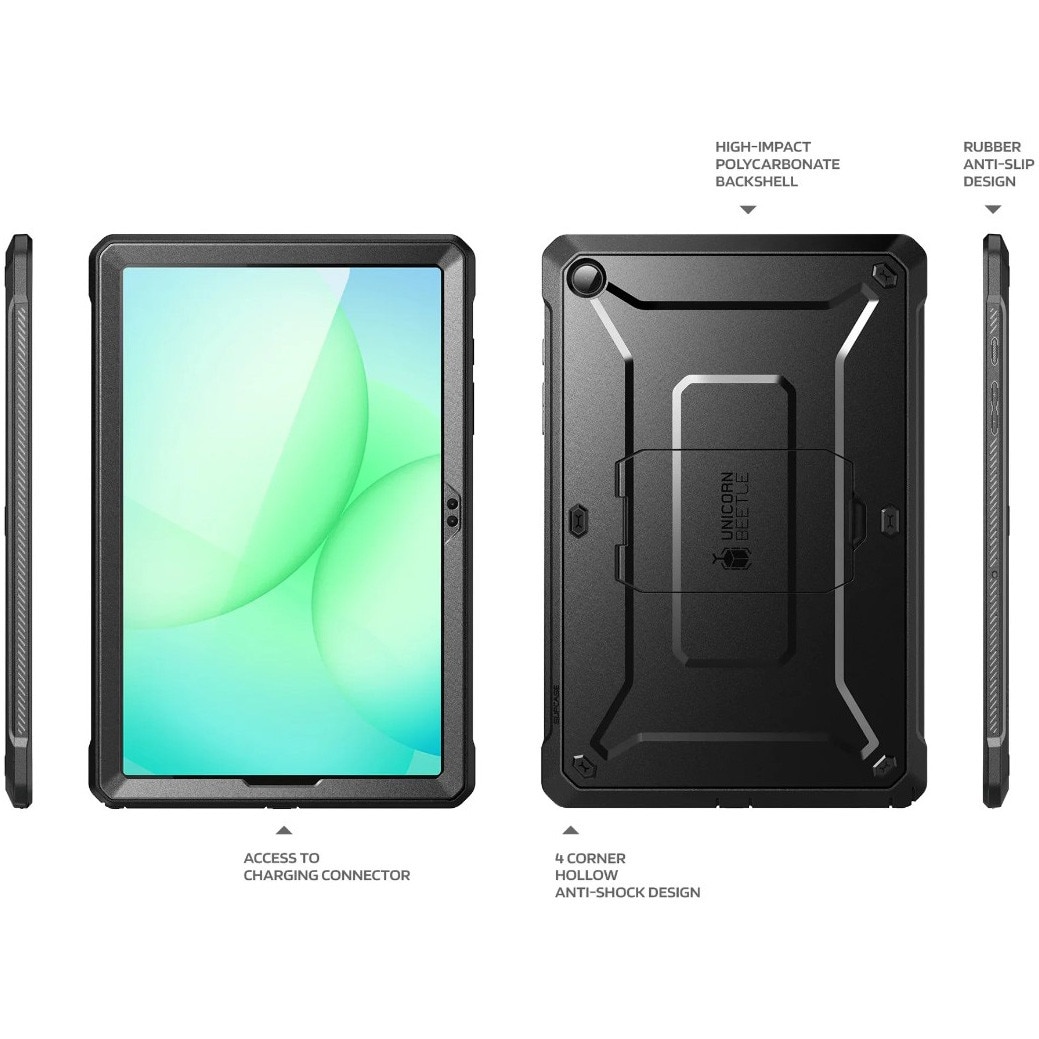 Husa de protectie Supcase Unicorn Beetle Pro pentru Galaxy Tab A11+ Plus 11.0 X230 / X235 / X236 Negru