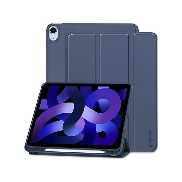 Husa de protectie Tableta Tech-Protect SC Pen iPad Air 10.9" 4 / 5 / 2020-2022 / 11" 6 / 7 / 2024-2025 Navy Blue