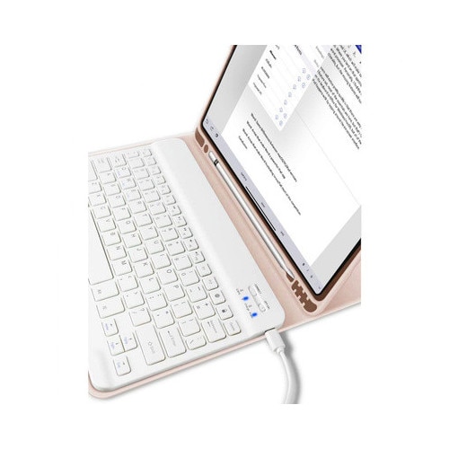 Husa de protectie Tableta Tech-Protect SC Pen + Keyboard iPad 10.9" 10 / 2022 / 11" 11 / 2025 Pink