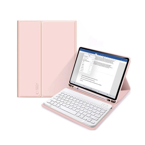 Husa de protectie Tableta Tech-Protect SC Pen + Keyboard iPad 10.9" 10 / 2022 / 11" 11 / 2025 Pink
